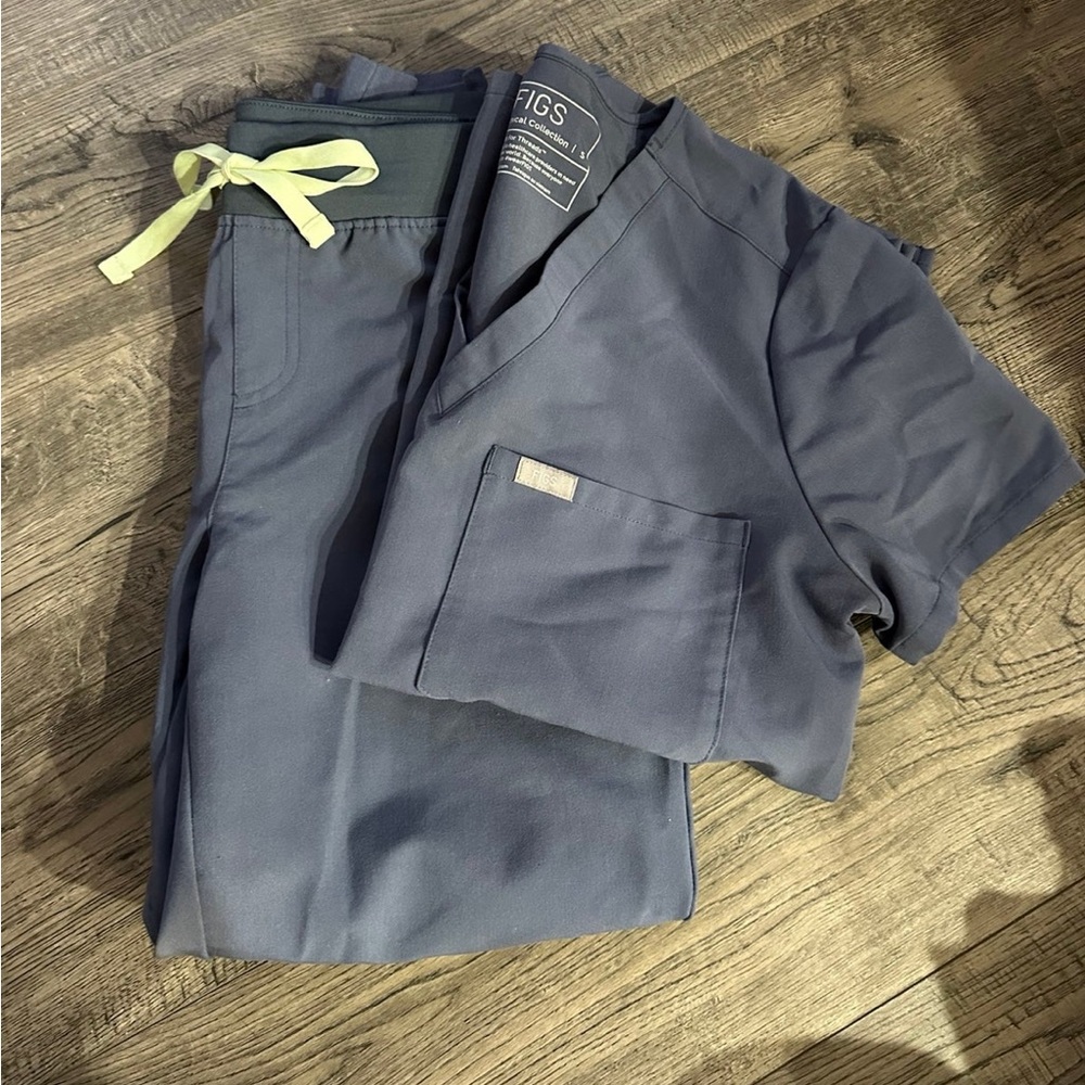 SOLD-SPACE NAVY LIMITED EDITION FIGS SCRUBS